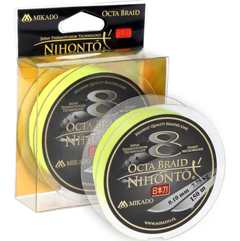 Mikado PLETENÁ ŠŇŮRA - NIHONTO OCTA BRAID - 0.40mm/39.8kg/150m - FLUO - 1 cívka
