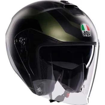 Helma na motorku AGV IRIDES E2206 SAKAI MATT GREEN/BLACK vel. 2XL
