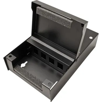 Rozvaděč Value Value Rozvodný box pro keystone moduly, 4 porty, neosazený, černý