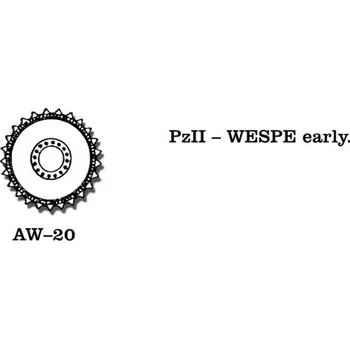 Plastikový model 1/35 AW-20 Pz II / WESPE early - Friul Model