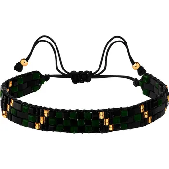 Náramek Náramek s prvky ze žlutého zlata a korálky - AP536-9136