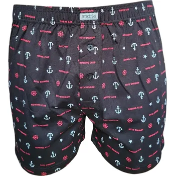 Trenýrky Andrie PS 5822 černé pánské trenýrky Barva: černá, Velikost: XL