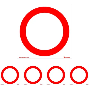 Kancelářské potřeby Walteco Zákaz vjezdu, 150x150mm, plastová tabulka Množství: 5 ks