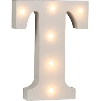 Party dekorace Lampionky.cz Led písmeno svíticí T 16 cm