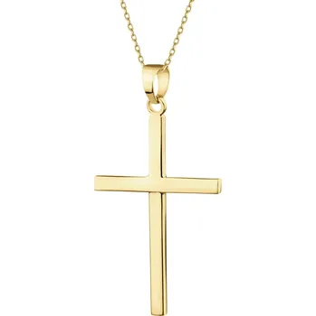 Přívěsek Zlatý přívěsek - kříž - AP537-9413