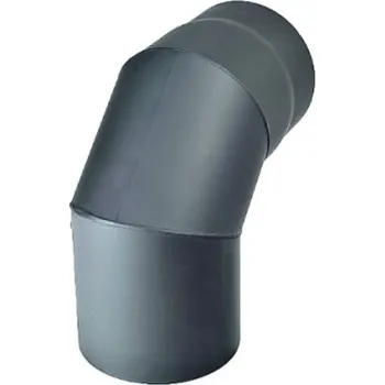 Kouřovod Kovo Kraus – Koleno 90° 120 mm antracit