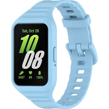 Ostatní příslušenství k chytrým hodinkám Řemínek s pouzdrem pro Samsung Galaxy Fit 3 Barva náramku: Nebesky modrá