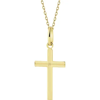 Přívěsek Zlatý přívěsek - kříž - AP538-3748