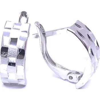 Náušnice Šperky Jan Kos Jan Kos jewellery Stříbrné náušnice půlkruh 12119153