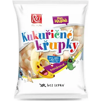 REJ Food REJ Křupky kukuřičné banánové 40g