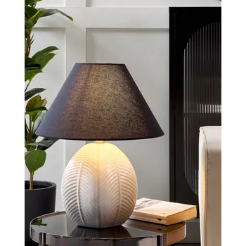 Lampička Beliani CADENA Stolní lampa 1xE27 60W Béžová