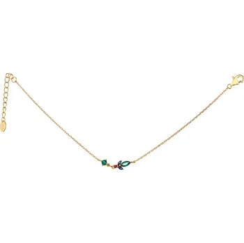 Náramek Pozlacený stříbrný náramek se zirkony - AP534-4819