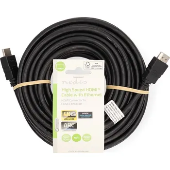 Video kabel Nedis CVGL34002BK100 HDMI kabel HighSpeed 10m 604445,11