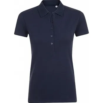 Dámské tričko Sol's Dámská přiléhavá polokošile Phoenix s vegan certifikací Barva: modrá námořní, Velikost: XXL L01709