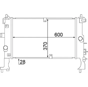 Chladič motoru Chladič, chlazení motoru MAHLE CR 1500 000S