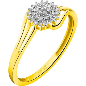 Prsten Zlatý prsten s diamanty - 0,12 ct - ryzost 585 - 160.528