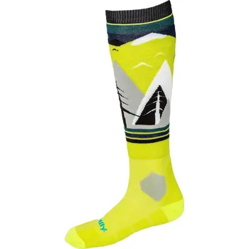 Dámské ponožky SNB & SKI ponožkyMeatfly Leeway Mountains žlutá S