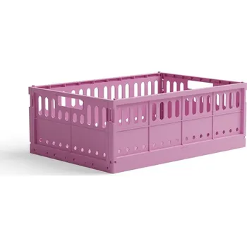 Přepravka na jídlo Skládací přepravka maxi Made Crate - soft fuchsia