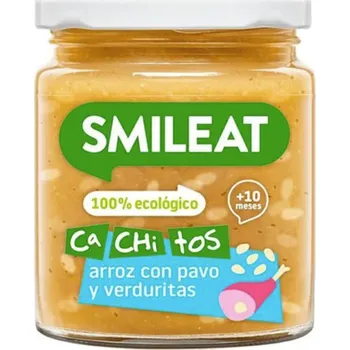 Smileat příkrm krůta s rýží a zeleninou s extra panenským olivovým olejem, 10M+, BIO, 230 g