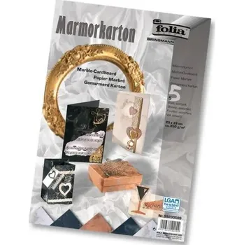 Karton Mramorový karton 250g/m2 - 4 barvy