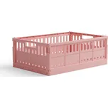 Skládací přepravka maxi Made Crate - candyfloss pink