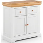 Massivo.cz Komoda Marone Elite 2.2, malá, dekor bílá-dřevo, masiv, borovice