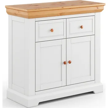 Komoda Massivo.cz Komoda Marone Elite 2.2, malá, dekor bílá-dřevo, masiv, borovice