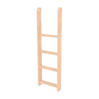 Žebřík k palandě nízké na bočnici s otvory buk cink