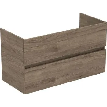 Koupelnový nábytek Ideal Standard Eurovit+ - Umyvadlová skříňka, 55x100x44 cm, 2 zásuvky, ořech R0265Y9