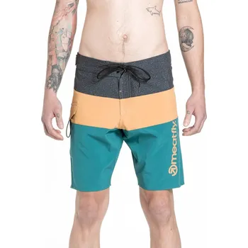 Pánské kraťasy Pánské plavky Meatfly Mitch zelená/hnědá M