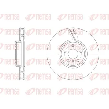 Brzdový kotouč Brzdový kotouč REMSA 62127.11