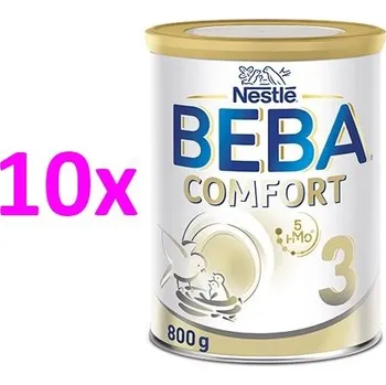 Kojenecká výživa NESTLÉ BEBA COMFORT 3, 5HM-O, mléko pro malé děti, 800 g, 10ks
