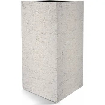 Květináč Terreno High Cube Sand V 80 cm / D 30 cm