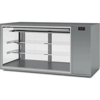 Stolní chladící vitrína BLOCK 1300 obslužná s vestavěným agregátem vlevo Sleva 3232Kč