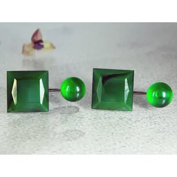 Náušnice Zuzum Skleněné náušnice dvojité - Maula