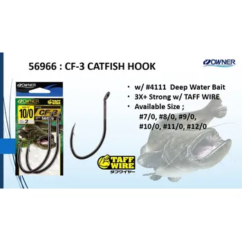 Rybářský háček Owner Háčky CF-3 56966 9ks, 1/0