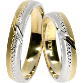 Prsten Zlatnictví Helios Zlaté snubní prsteny C-1042
