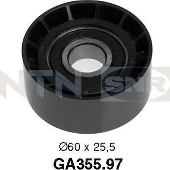Vratná/vodicí kladka, klínový žebrový řemen SNR GA355.97