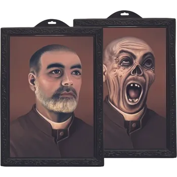 Party dekorace Fotorámeček hologram kněz, 36x48cm