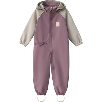 Dětský overall LEOKID Softshell overal Color Block Minnow Pink vel. 9 - 12 měsíců (vel. 74)