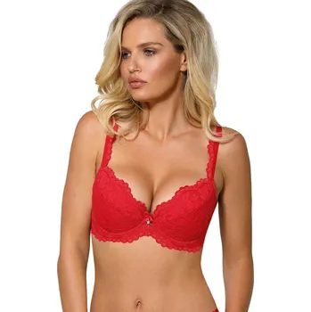 Podprsenka Podprsenka Newia push červená, VELIKOST 70 C