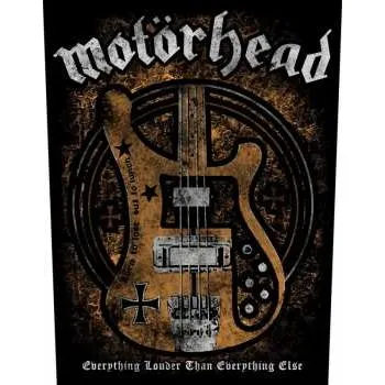 Nášivka Merch Motörhead: Zádová Nášivka Lemmy's Bass