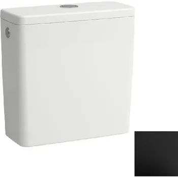 WC nádržka Laufen Lua - Splachovací nádržka, DualFlush, zadní přívod vody, matná černá H8270817169711