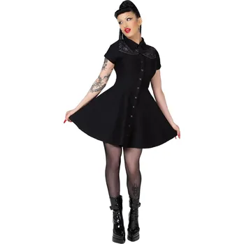 Dámské šaty šaty dámské KILLSTAR - No Where's Ville - Black - S