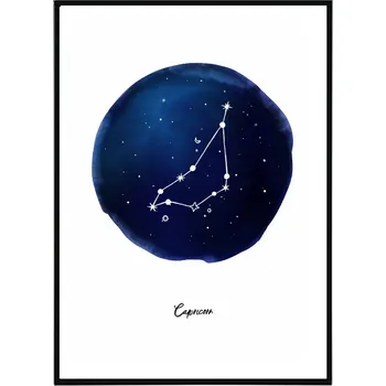 Plakát La forma Design studio Znamení Kozoroh II. 30x40 cm