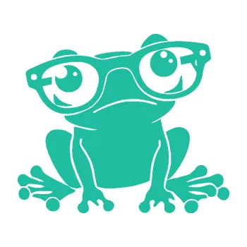 Samolepící dekorace Žába 011 pravá kouká s brýlemi (25 - tyrkysová) SAMOLEPKA NA AUTO, NÁLEPKA, FÓLIE, POLEP, TUNING, VLASTNÍ TEXT, TISK, AUTOSAMOLEPKY.cz, POLEPY, OBRÁZEK, LOGO, 3D STICKERS