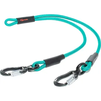 Vodítko pro psa Tamer Rozdvojka TWIST | Mini | zelená - 605 Rozdvojka: 46 cm