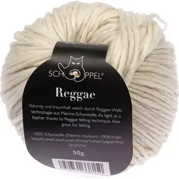 Příze Schoppel Wolle Reggae Mélange 986M Natur (Příze merino Reggae Mélange 986M Natur)