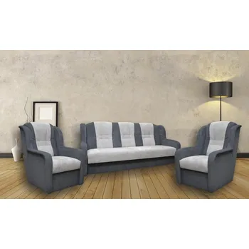 Sedací souprava FN Sedací souprava Ušák 3f+1+1 Aston šedá