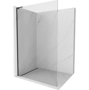 MEXEN/S - Kioto L Sprchová zástěna WALK-IN 100 x 200, transparent, černá 800-100-103-70-00